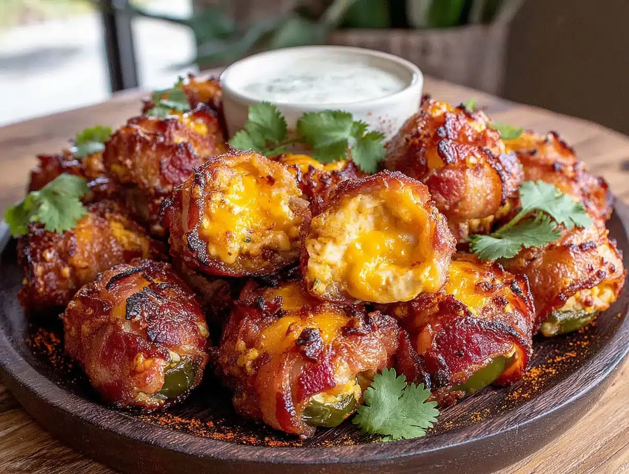 bacon-wrapped jalapeño popper bites - featured image