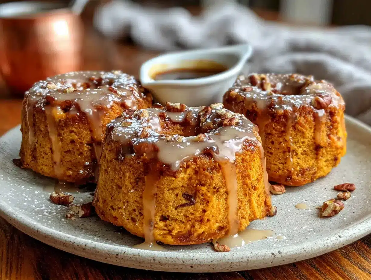 baked pumpkin donuts preparation steps