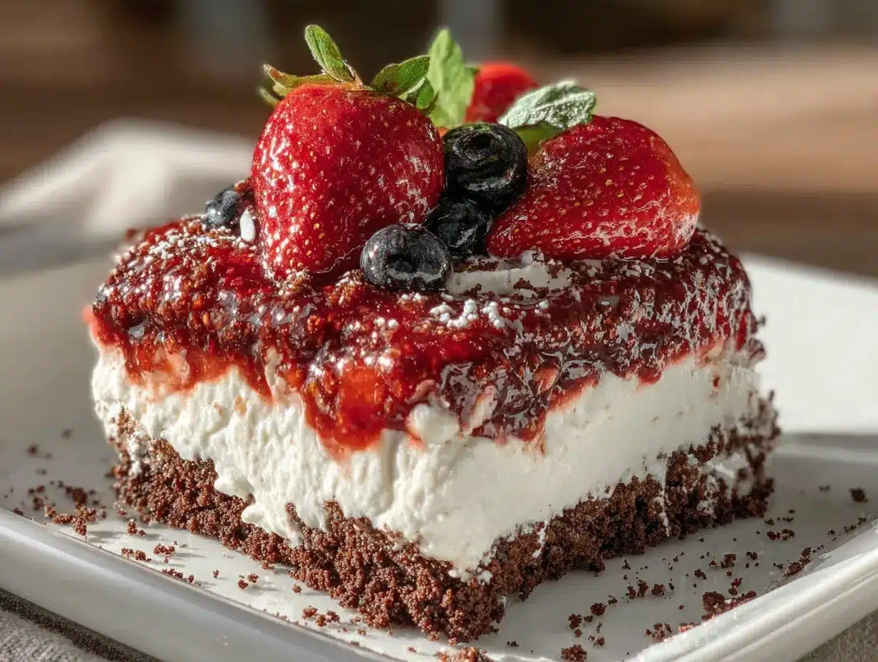 berry icebox cake preparation steps