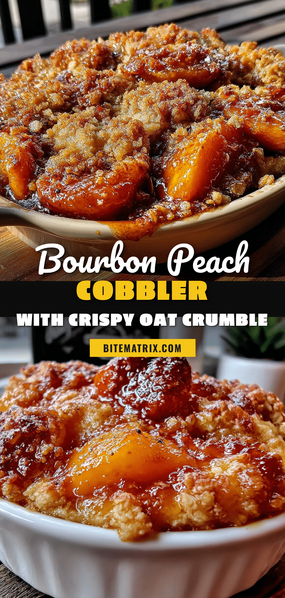 bourbon peach cobbler recipe