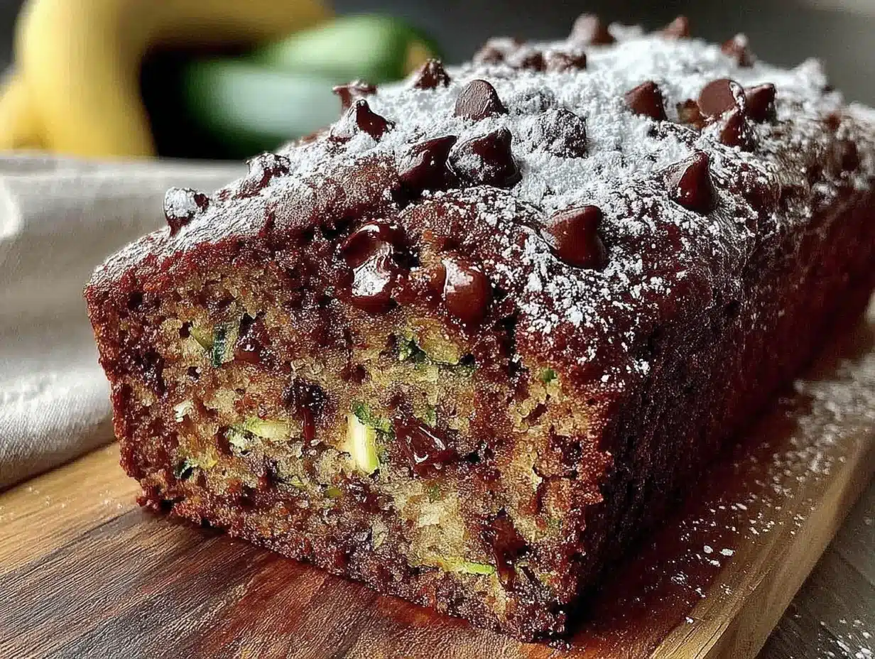 chocolate chip zucchini banana bread preparation steps