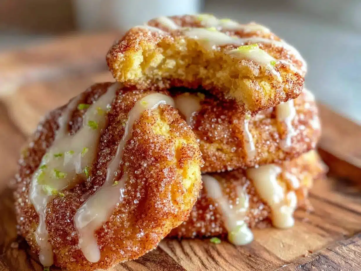 cinnamon sugar zucchini cookies - featured image