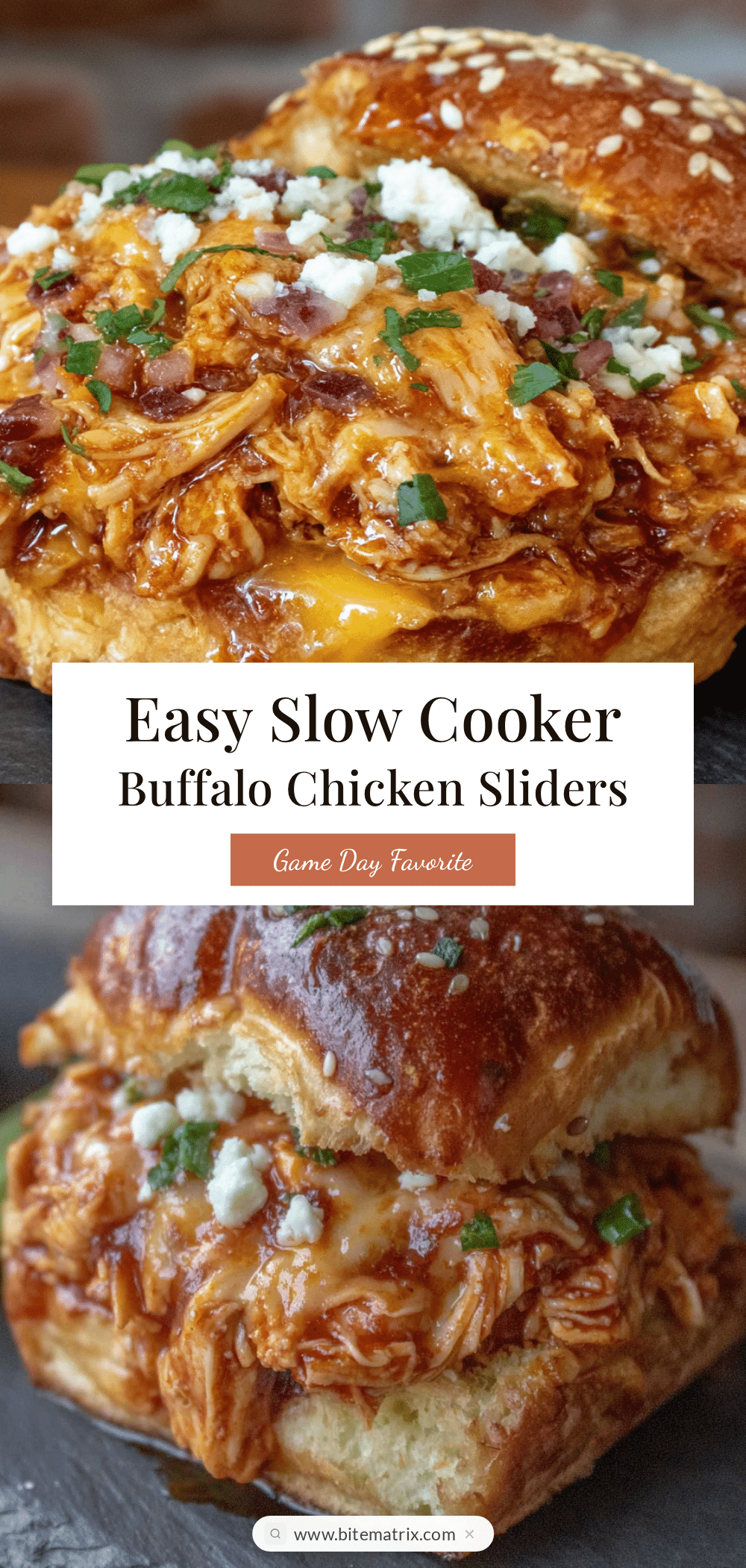 crockpot buffalo chicken sliders recipe