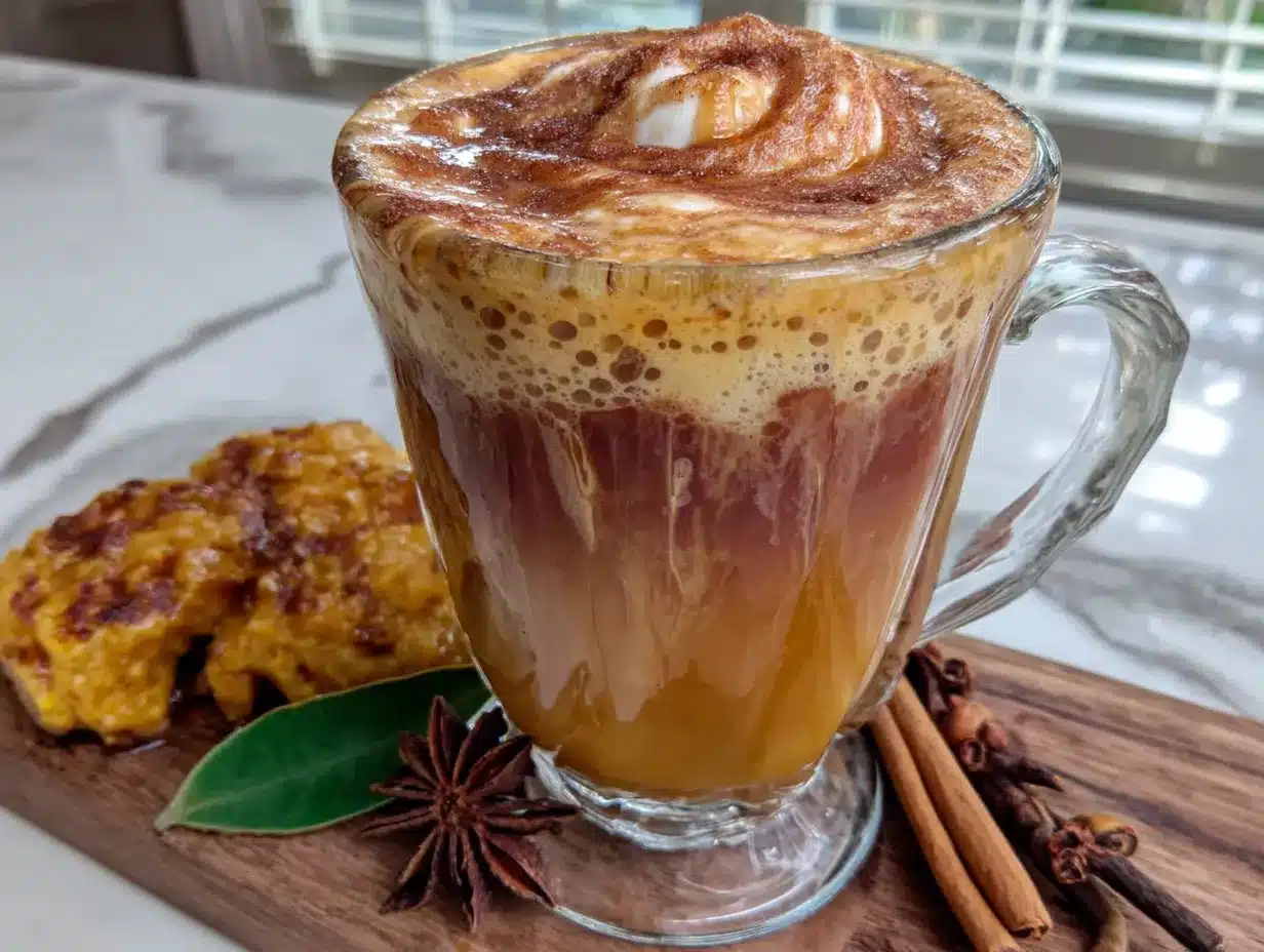 easy 5-ingredient pumpkin chai latte preparation steps
