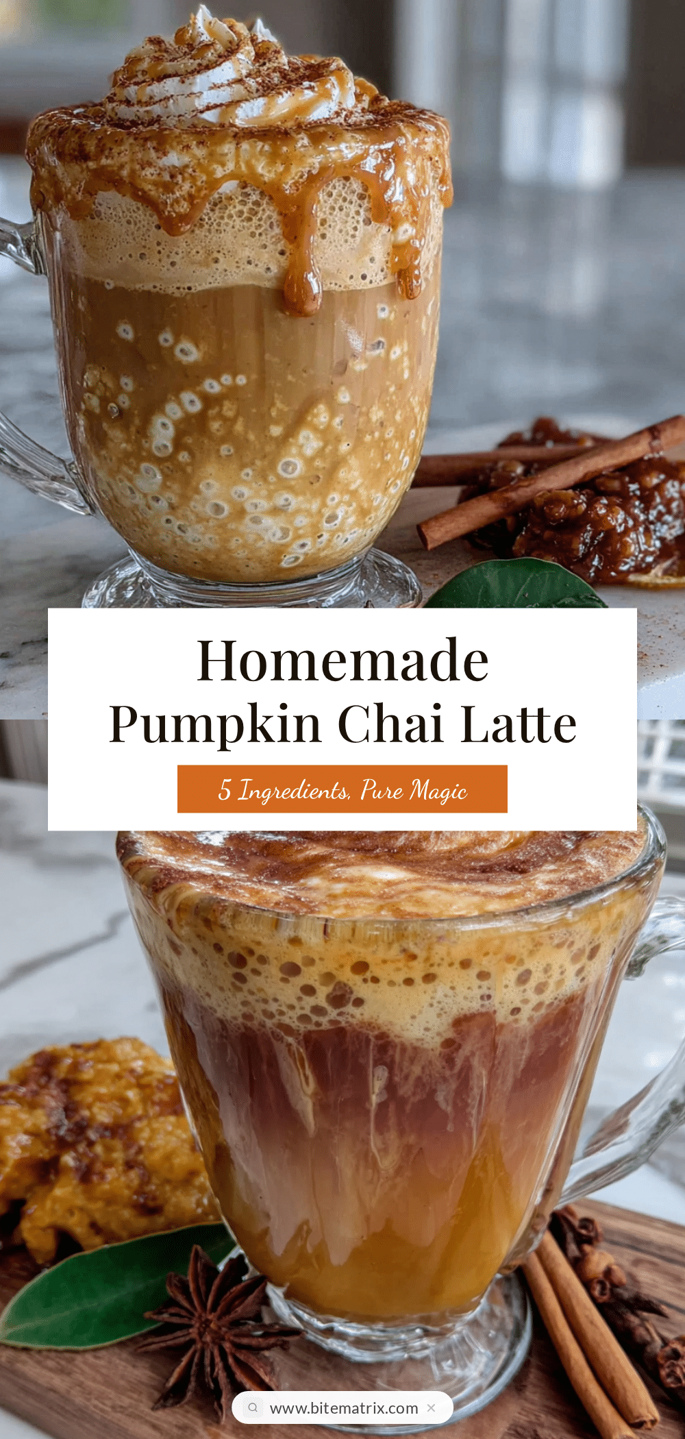 easy 5-ingredient pumpkin chai latte recipe