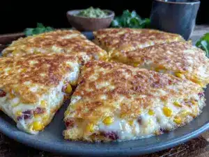 easy cheesy one-pan quesadillas - featured image