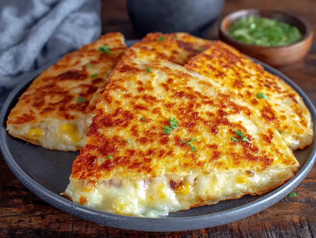 easy cheesy one-pan quesadillas preparation steps