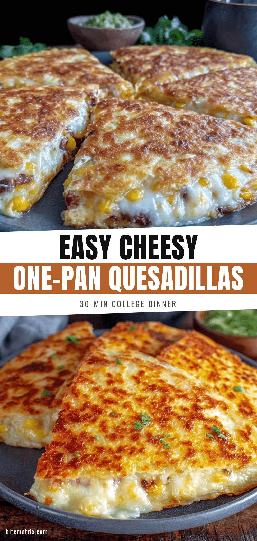 easy cheesy one-pan quesadillas recipe