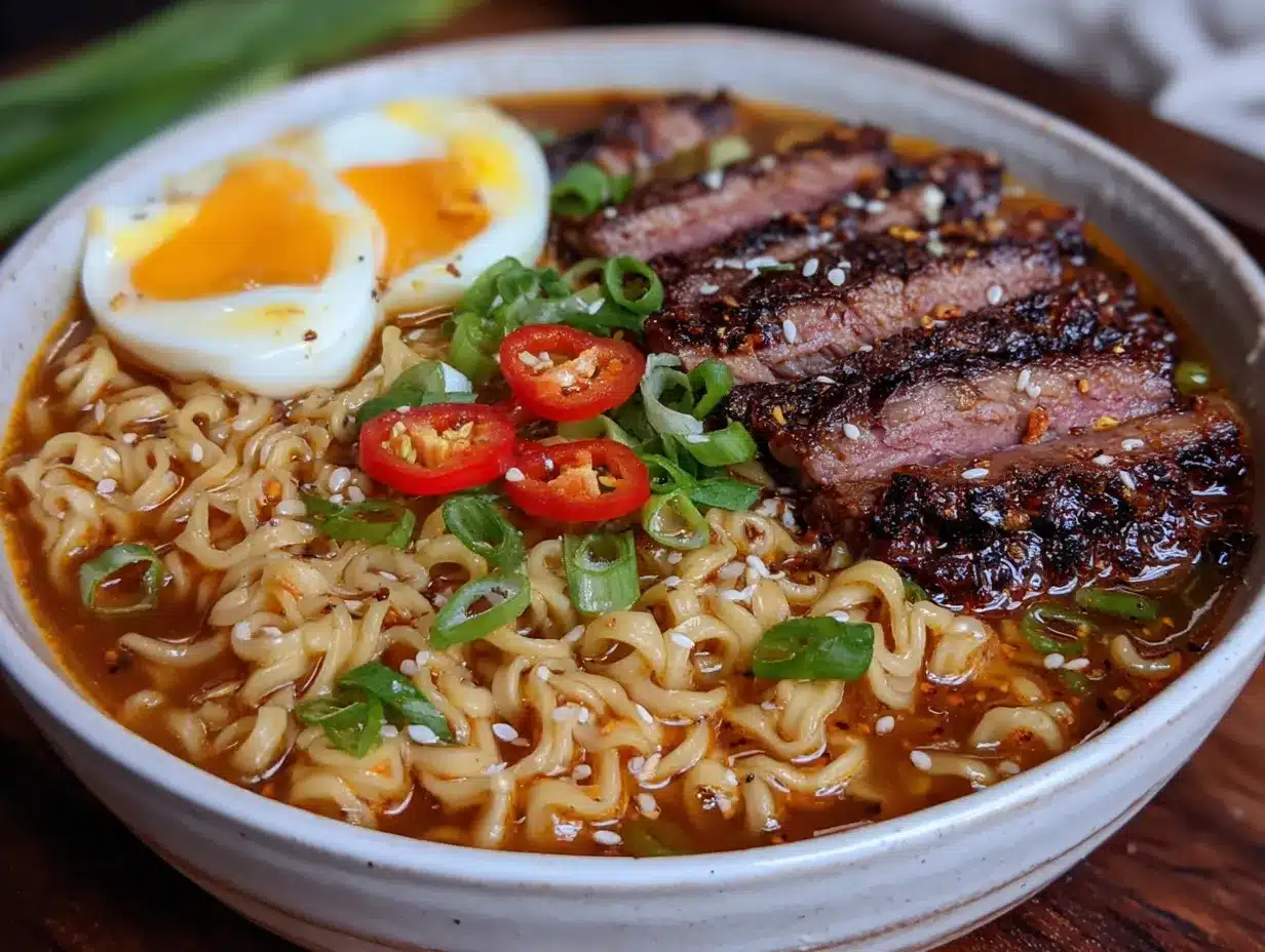 Easy College Dorm Ramen Upgrade Bowl preparation steps