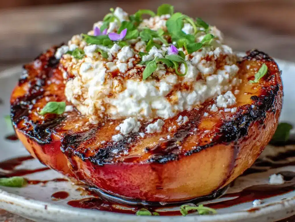 Grilled Peach and Burrata Salad - featured image