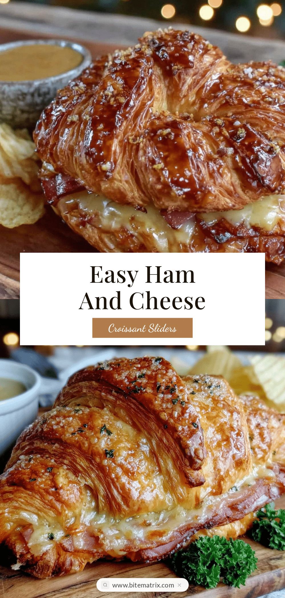 ham and cheese croissant sliders recipe