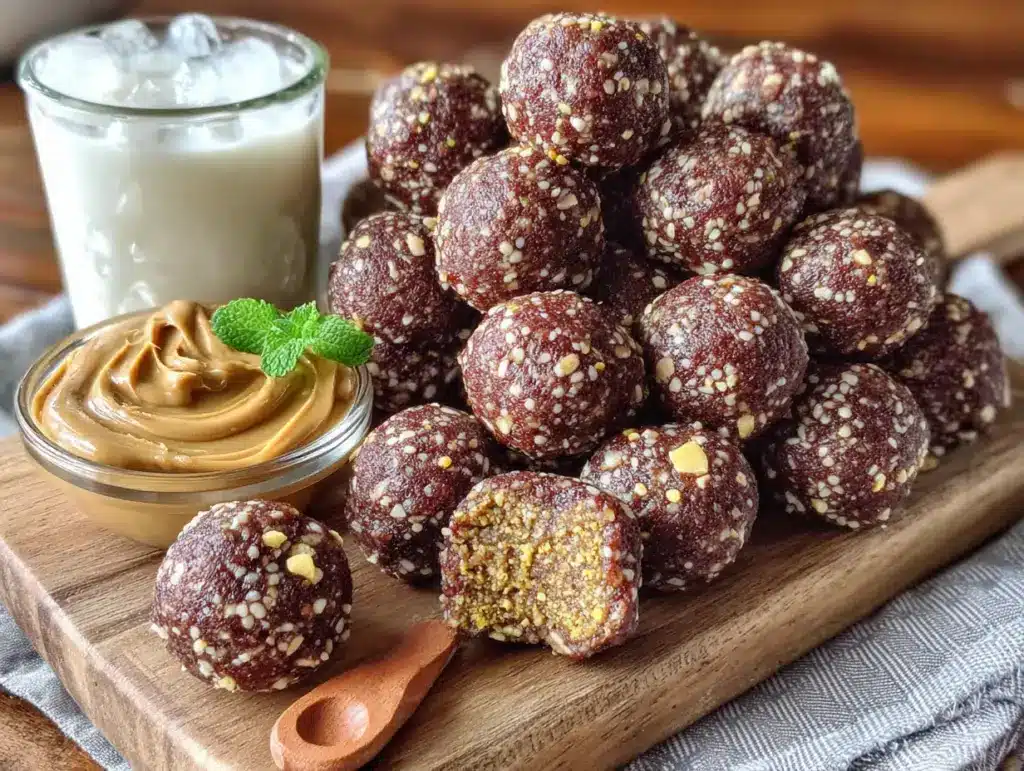 healthy no-bake energy bites - featured image