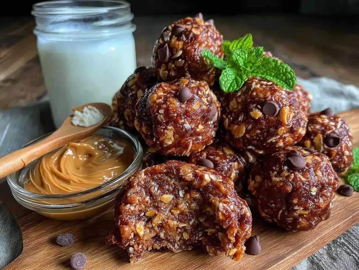 healthy no-bake energy bites preparation steps