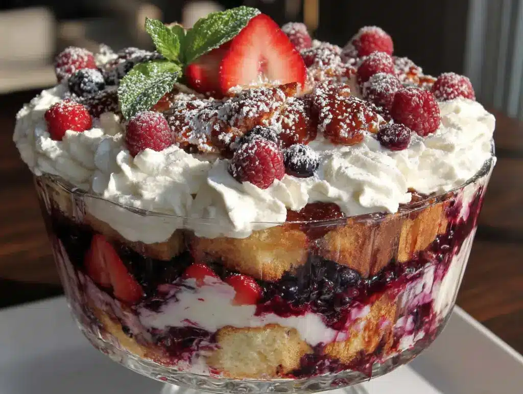 Labor Day trifle - featured image