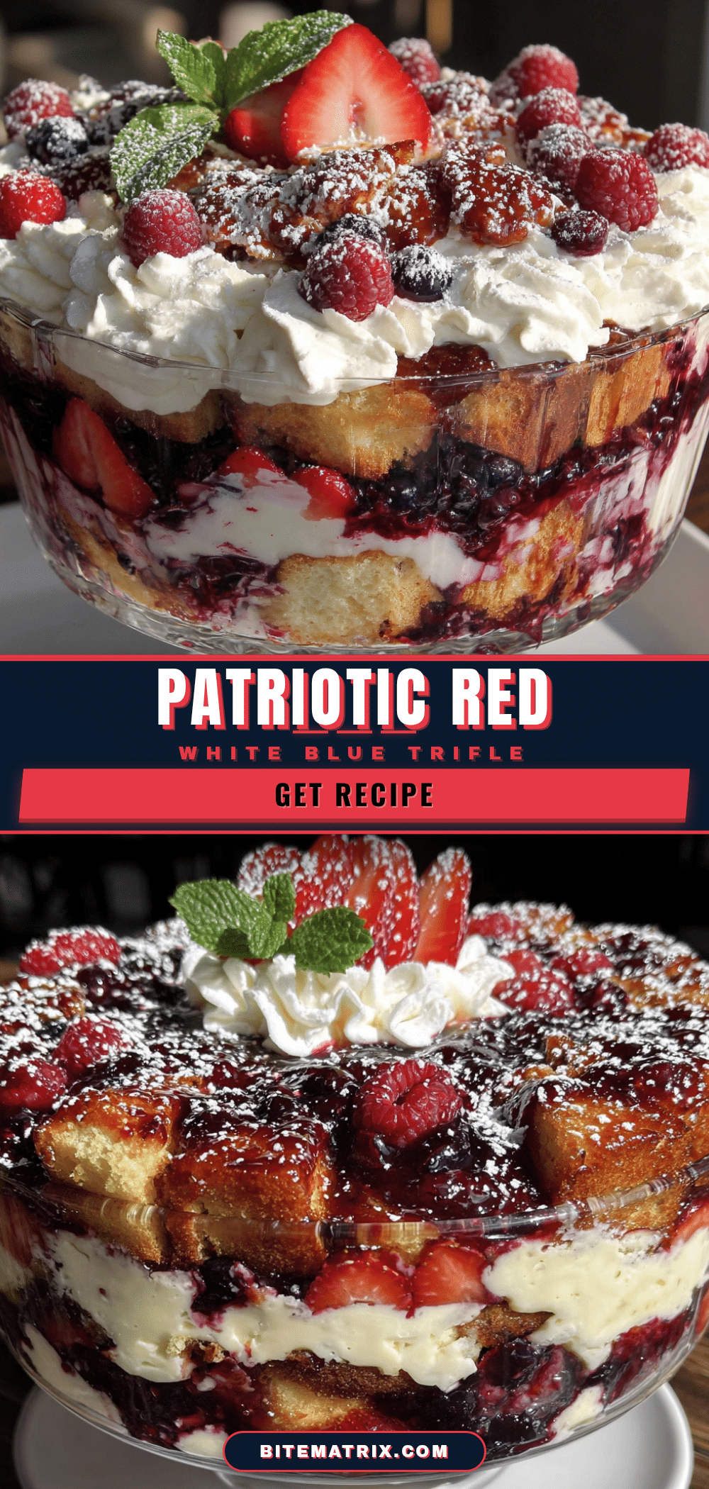 Labor Day trifle recipe
