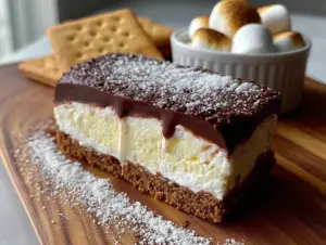 no-bake smores icebox bars - featured image