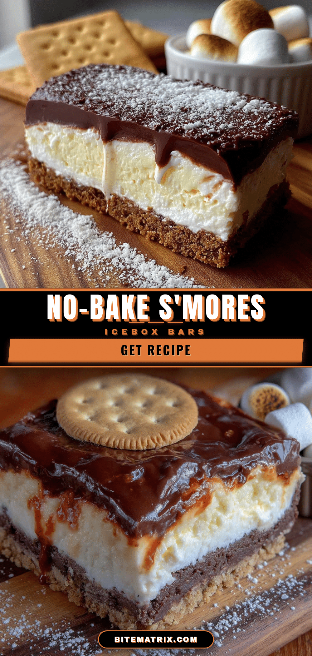 no-bake smores icebox bars recipe
