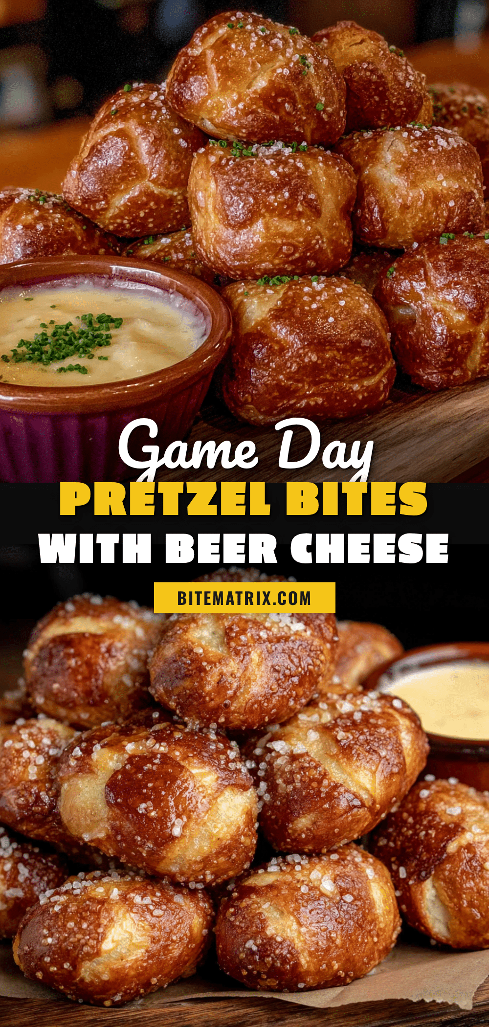 pretzel bites with beer cheese dip recipe