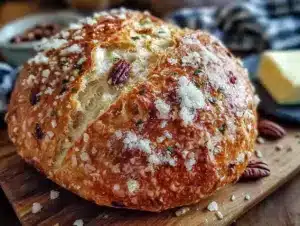 pumpkin sourdough discard bread - featured image