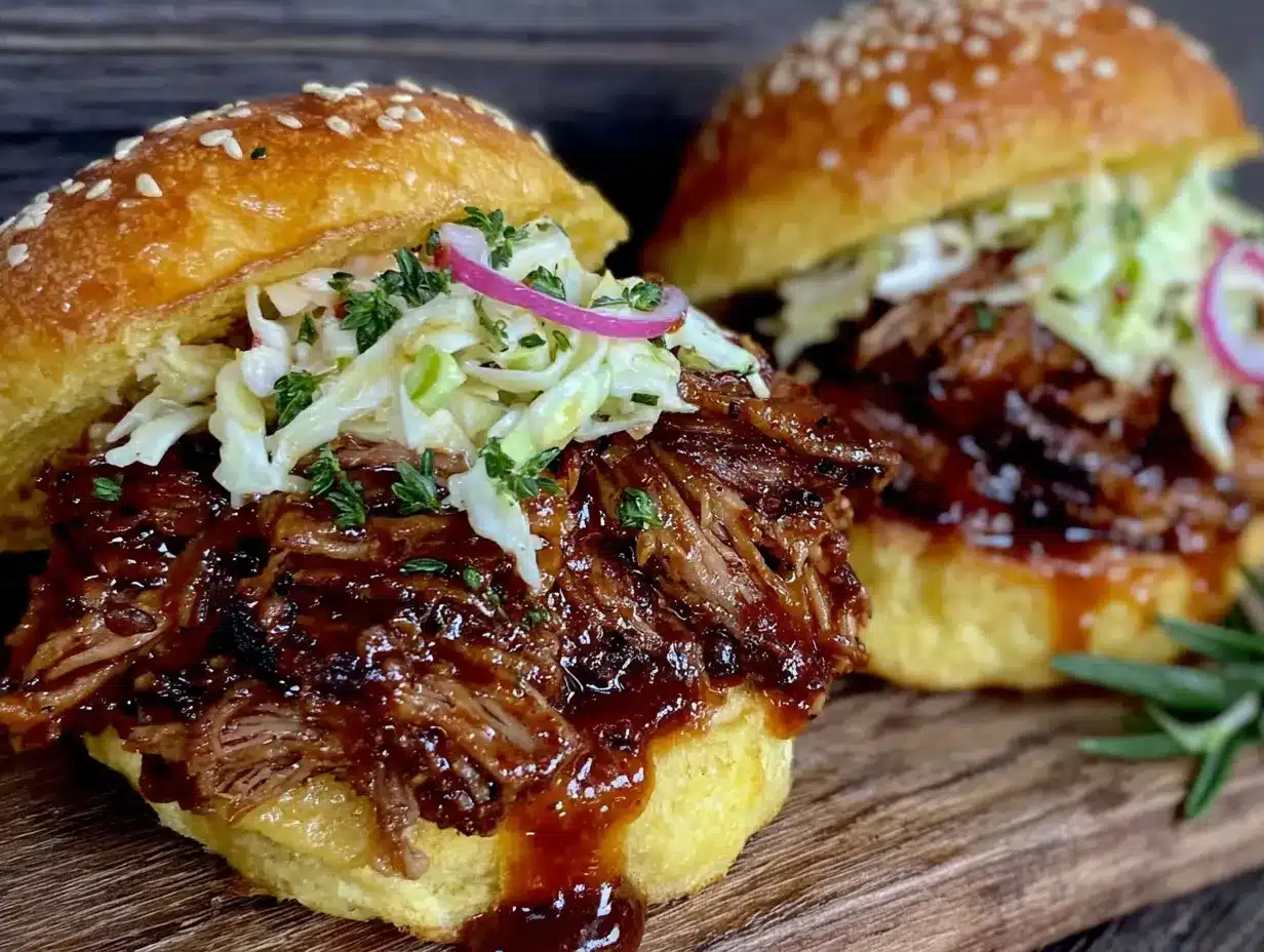 smoky pulled pork sliders preparation steps