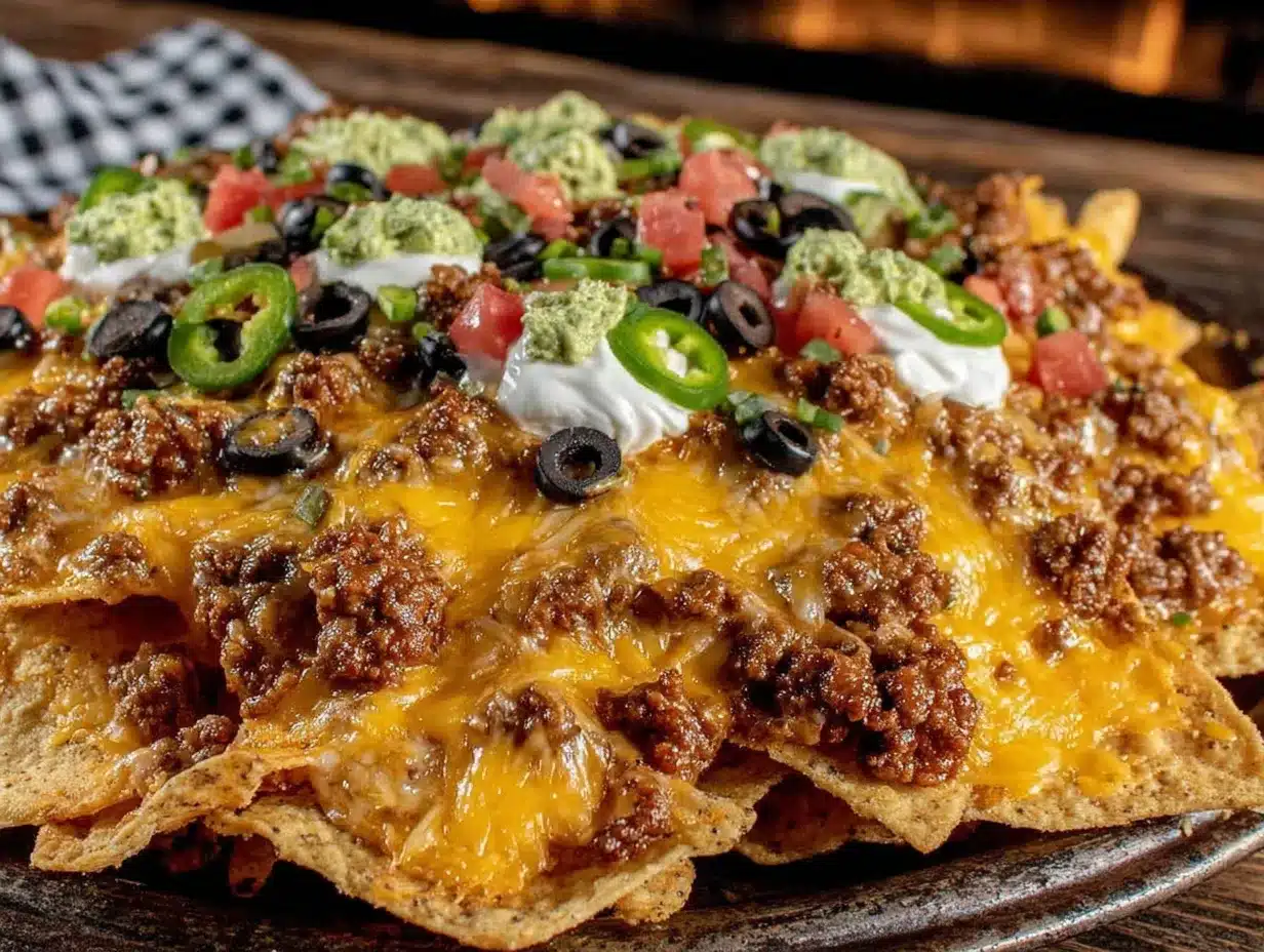tailgate beef nachos preparation steps